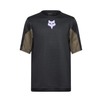 KOSZULKA ROWEROWA FOX JUNIOR DEFEND PARK BLACK YL