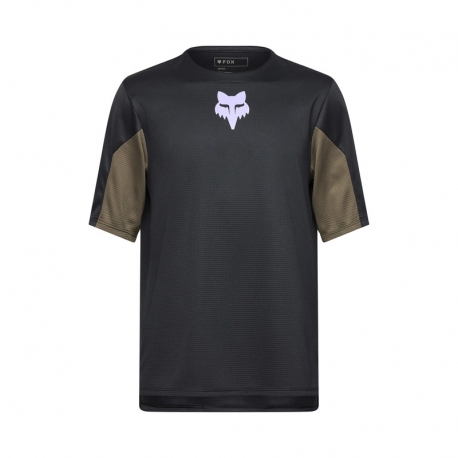 KOSZULKA ROWEROWA FOX JUNIOR DEFEND PARK BLACK YL