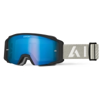 GOGLE AIROH BLAST XR1 MATT BLACK  - SZYBA BLUE MIRRORED (1 SZYBA W ZESTAWIE)