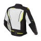 KURTKA MOTOCYKLOWA TEKSTYLNA REBELHORN BORG BLACK GREY FLUO YELLOW