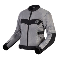 KURTKA MOTOCYKLOWA TEKSTYLNA DAMSKA OZONE DART SILVER BLACK