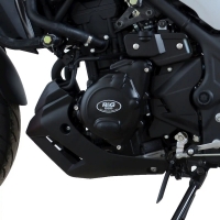 OSŁONA SILNIKA RG RACING YAMAHA YZF-R25 14-/YZF-R3 15-/MT-25/MT-03, LEWA STRONA BLACK RACE