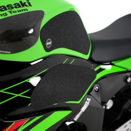 NAKLEJKA NA BAK TANKPAD ANTYPOŚLIZGOWY 4 CZĘŚCI RG RACING KAWASAKI ZX6R 636 (13-14) CLEAR