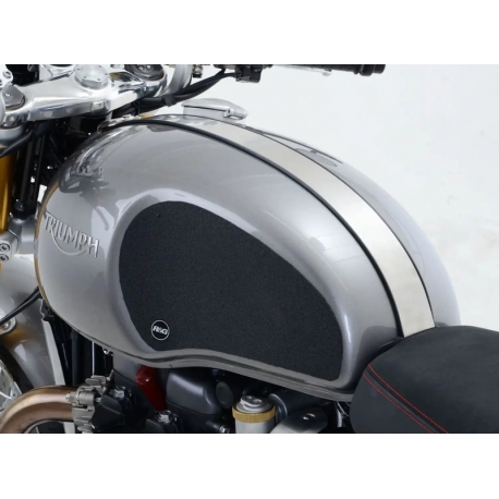 NAKLEJKA NA BAK TANKPAD ANTYPOŚLIZGOWY 2 CZĘŚCI RG RACING TRIUMPH THRUXTON 1200 / 1200R CLEAR