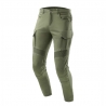 JEANSY MOTOCYKLOWE OZONE FASTER TAPERED FIT OLIVE