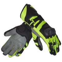 RĘKAWICE MOTOCYKLOWE REBELHORN FIGHTER BLACK, FLUO YELLOW