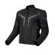KURTKA MOTOCYKLOWA TEKSTYLNA OZONE FLOW BLACK 10XL