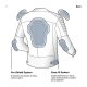 KURTKA MOTOCYKLOWA TEKSTYLNA REBELHORN FLUX BLACK ICE FLUO YELLOW XS