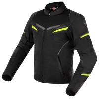 KURTKA TEKSTYLNA REBELHORN FLUX BLACK/FLO YELLOW