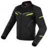 KURTKA MOTOCYKLOWA TEKSTYLNA REBELHORN FLUX BLACK FLUO YELLOW