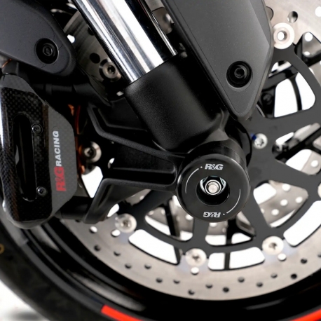 SLIDERY PRZEDNIEGO ZAWIESZENIA RG RACING KTM 790 DUKE/990 SUPER DUKE/990 SUPER DUKE R ORANGE