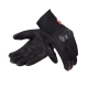 RĘKAWICE MOTOCYKLOWE REBELHORN GAP 3 BLACK, FLUO RED