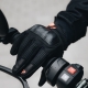 RĘKAWICE MOTOCYKLOWE REBELHORN GAP 3 BLACK, FLUO RED