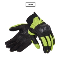 RĘKAWICE MOTOCYKLOWE DAMSKIE REBELHORN GAP 3 BLACK, FLUO YELLOW