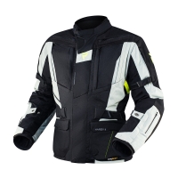 KURTKA TEKSTYLNA REBELHORN HARDY II GREY/BLACK/FLO YELLOW