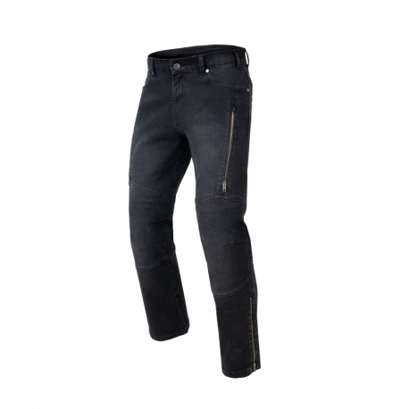 SPODNIE JEANS REBELHORN HAWK III REGULAR FIT WASHED BLACK