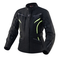 KURTKA MOTOCYKLOWA TEKSTYLNA DAMSKA REBELHORN HIKER 3 BLACK FLUO YELLOW