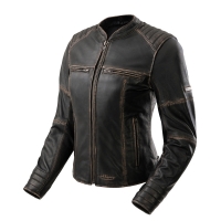 KURTKA MOTOCYKLOWA SKÓRZANA DAMSKA REBELHORN HUNTER 2 VINTAGE BROWN