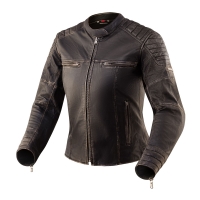 KURTKA MOTOCYKLOWA SKÓRZANA DAMSKA REBELHORN HUNTER PRO VINTAGE BLACK