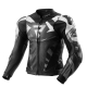 KURTKA MOTOCYKLOWA SKÓRZANA REBELHORN INFERNO BLACK WHITE