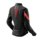 KURTKA TEKSTYLNA REBELHORN JAX LADY BLACK/RED