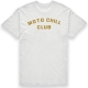 T-SHIRT BROGER MOTO CHILL CLUB WHITE L