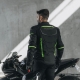 KURTKA MOTOCYKLOWA TEKSTYLNA OZONE PULSE BLACK FLUO YELLOW