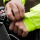 KOMBINEZON PRZECIWDESZCZOWY DWUCZĘŚCIOWY REBELHORN RAIN BLACK FLUO YELLOW