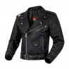 KURTKA MOTOCYKLOWA SKÓRZANA OZONE RAMONES BLACK
