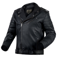 KURTKA MOTOCYKLOWA SKÓRZANA OZONE RAMONES MODERN MATT BLACK