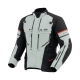 KURTKA MOTOCYKLOWA TEKSTYLNA REBELHORN RANGE GREY BLACK RED