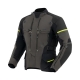KURTKA MOTOCYKLOWA TEKSTYLNA REBELHORN RANGE ANTHRACITE BLACK FLUO YELLOW