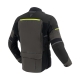 KURTKA MOTOCYKLOWA TEKSTYLNA REBELHORN RANGE ANTHRACITE BLACK FLUO YELLOW