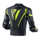KURTKA MOTOCYKLOWA SKÓRZANA REBELHORN REBEL BLACK FLUO YELLOW