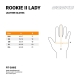 RĘKAWICE SKÓRZANE OZONE ROOKIE II LADY BLACK
