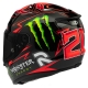 KASK MOTOCYKLOWY HJC RPHA12 QUARTARARO REPLICA BLACK RED