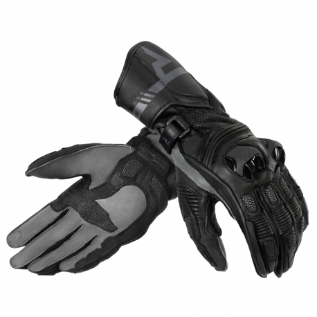RĘKAWICE MOTOCYKLOWE REBELHORN ST LONG BLACK, GREY S