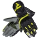 RĘKAWICE MOTOCYKLOWE DAMSKIE REBELHORN ST LONG BLACK, GREY, FLO YELLOW