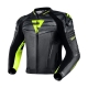 KURTKA MOTOCYKLOWA SKÓRZANA REBELHORN VANDAL BLACK FLUO YELLOW