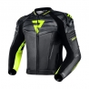 KURTKA MOTOCYKLOWA SKÓRZANA REBELHORN VANDAL BLACK FLUO YELLOW