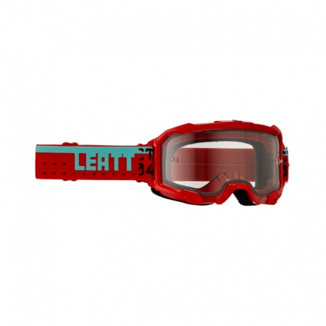 GOGLE LEATT VELOCITY 4.5 83 VLT TEAL CLEAR OS