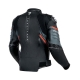 KURTKA MOTOCYKLOWA SKÓRZANA REBELHORN VELOCE BLACK GREY FLUO RED