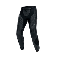 SPODNIE MOTOCYKLOWE SKÓRZANE REBELHORN VELOCE BLACK WHITE