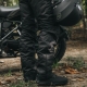 SPODNIE MOTOCYKLOWE TEKSTYLNE OZONE VULCAN BLACK (KRÓTKA NOGAWKA)