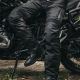 SPODNIE MOTOCYKLOWE TEKSTYLNE OZONE VULCAN BLACK