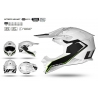 UFO KASK INTREPID CROSS KOLOR BIAŁY/CZARNY ROZMIAR XL ( ECE 22R06 ) - KOLEKCJA 2024