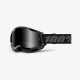 100 PROCENT GOGLE STRATA 2 SAND BLACK - SMOKE LENS - KOLOR CZARNY/SZARY SZYBKA PRZYCIEMNIANA