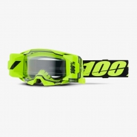 100 PROCENT GOGLE ARMATIC FORECAST ROLL-OFF NEON YELLOW - CLEAR LENS - KOLOR ŻÓŁTY FLUO/CZARNY SZYBA PRZEŹROCZYSTA