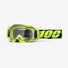 100 PROCENT GOGLE ARMATIC NEON YELLOW - CLEAR LENS - KOLOR ŻÓŁTY FLUO/CZARNY SZYBA PRZEŹROCZYSTA
