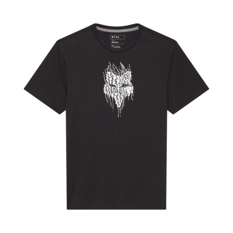 T-SHIRT FOX BARK TECH BLACK